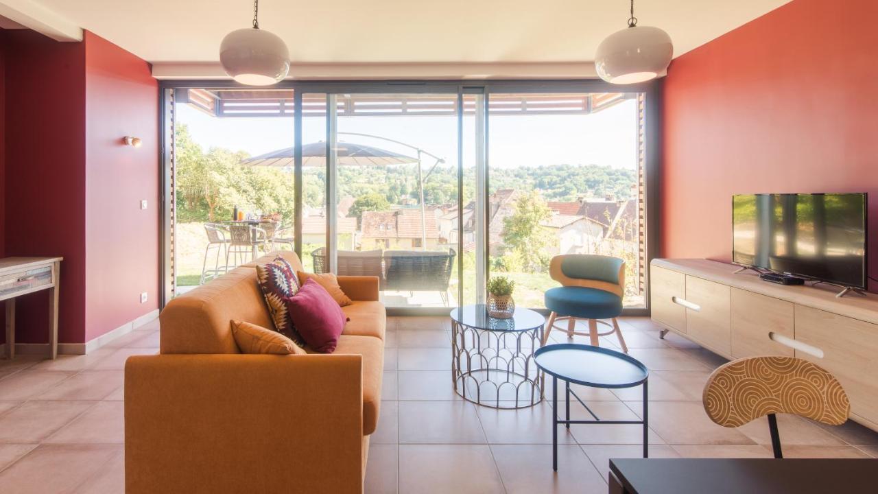 Appartement 100% Relax avec Jacuzzi Privatif à Sarlat Extérieur photo