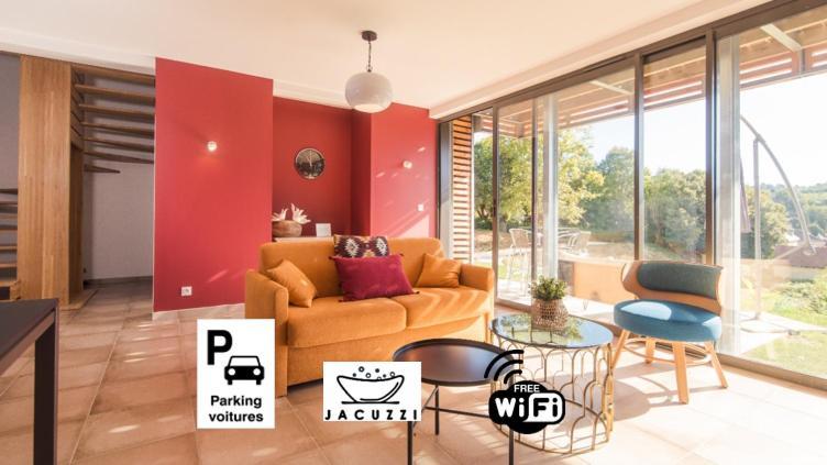 Appartement 100% Relax avec Jacuzzi Privatif à Sarlat Extérieur photo